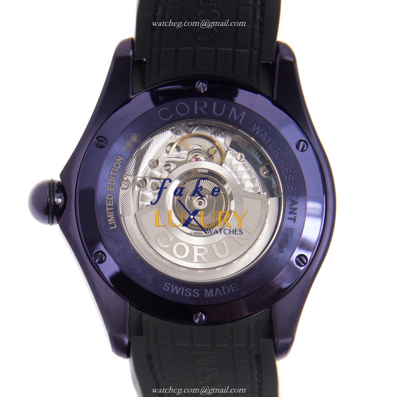 Corum 082.413.98/0210 VA02 Bubble Automatic Purple Dial Stainless Steel Replica Watch - Image 3