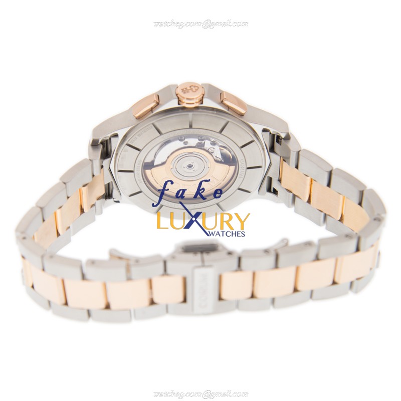Corum 984.101.24/V705 FH11 Admirals Cup Replica Watch, Silver Dial, Rose Gold Steel Case - Image 4