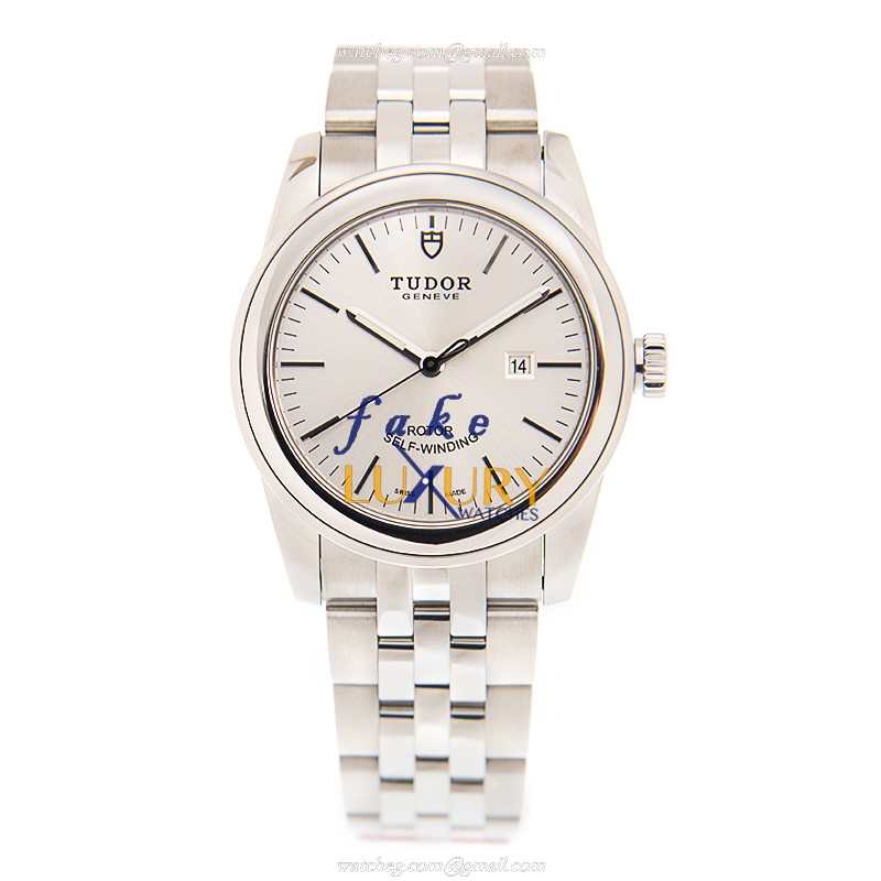 Tudor 53000-68030-WT GLAMOUR DATE Automatic Steel Replica Watch - Image 2