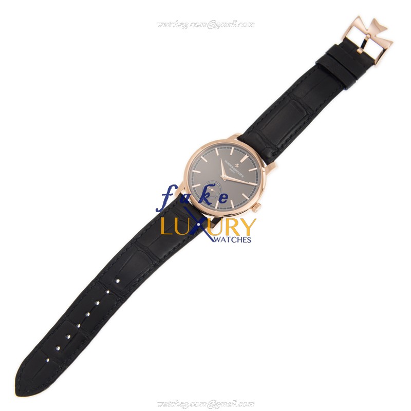 Vacheron Constantin 82172/000R-B402 Traditionnelle Replica Watch, Manual Wind, Gray Dial, Rose Gold - Image 2