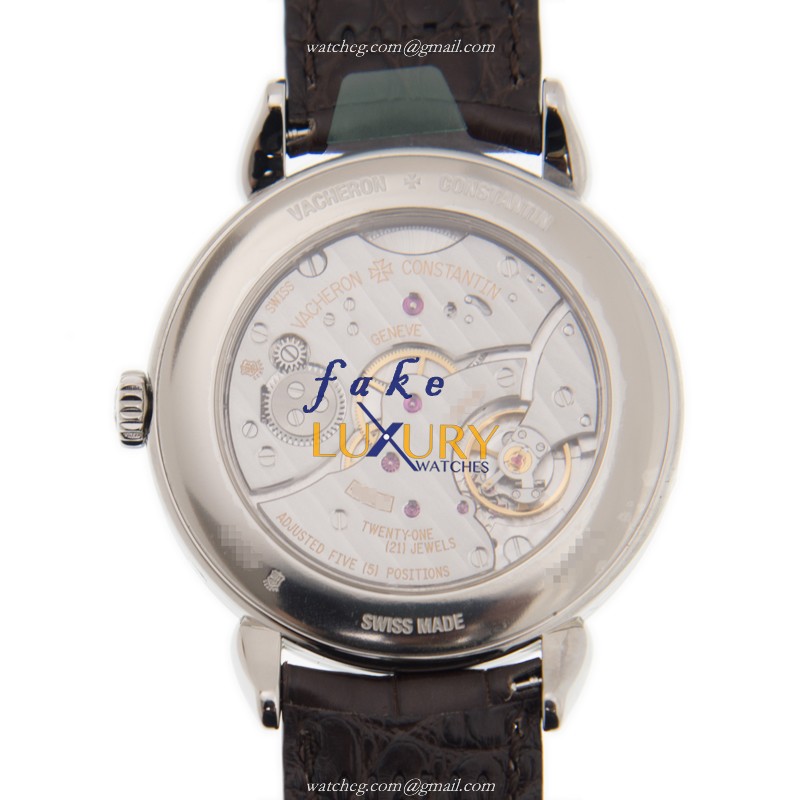 Vacheron Constantin 3110V/000A-B425 | Manual Wind | Stainless Steel | Alligator Strap | Replica - Image 3