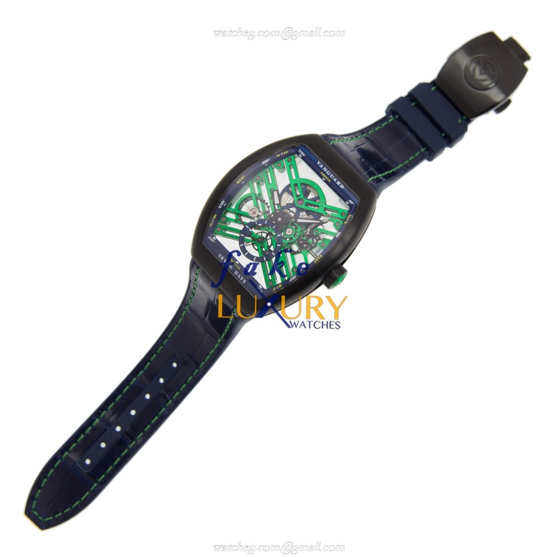 Franck Muller V45S6SQTTTNRBRBLEAC Vanguard Auto Stainless Steel Replica Watch - Image 2