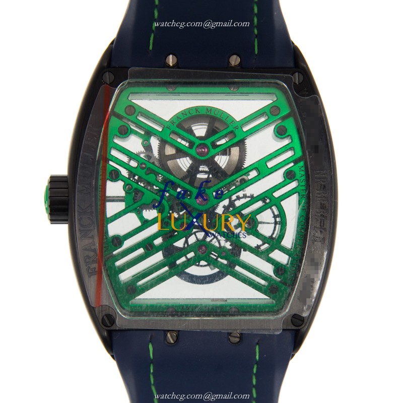 Franck Muller V45S6SQTTTNRBRBLEAC Vanguard Auto Stainless Steel Replica Watch - Image 3
