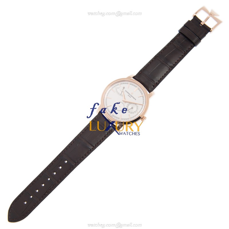 Vacheron Constantin 83020/000R-9909 Patrimony Traditionelle Manual Wind Pink Dial Replica Watch - Image 2
