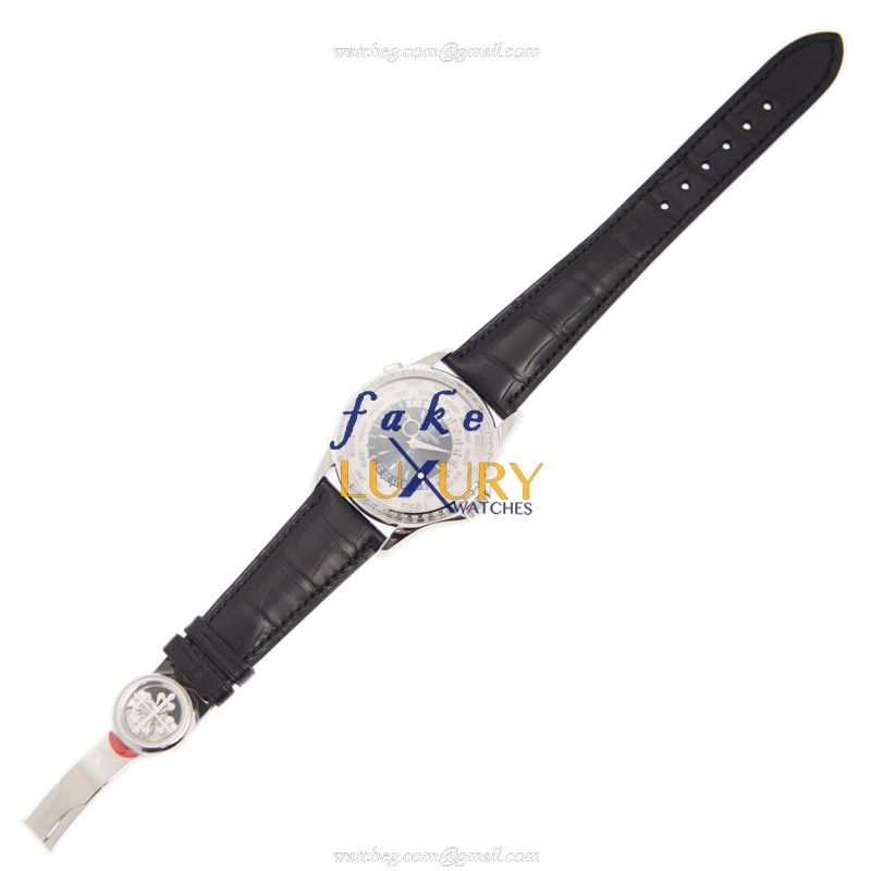 Patek Philippe 5130/10P-011 Replica Watch, Automatic, White Dial, Platinum & Diamonds Case - Image 2