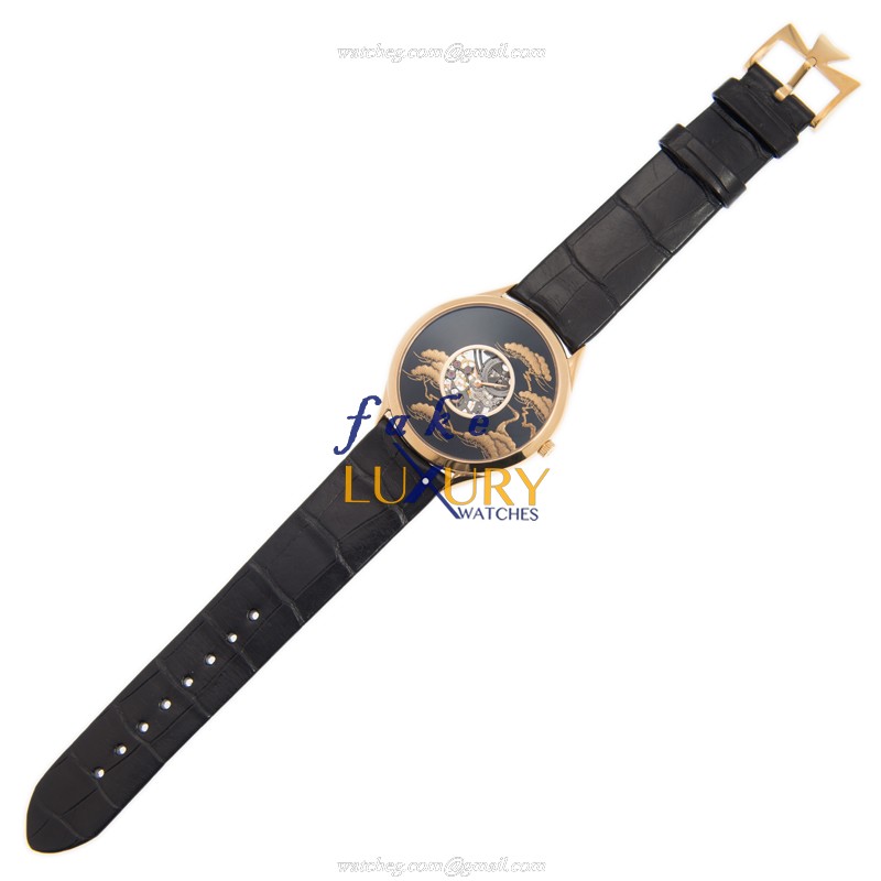 Vacheron Constantin METIERS DART 33222/000R-9506 Replica Watch, Manual Wind, Black Dial, Rose Gold - Image 2