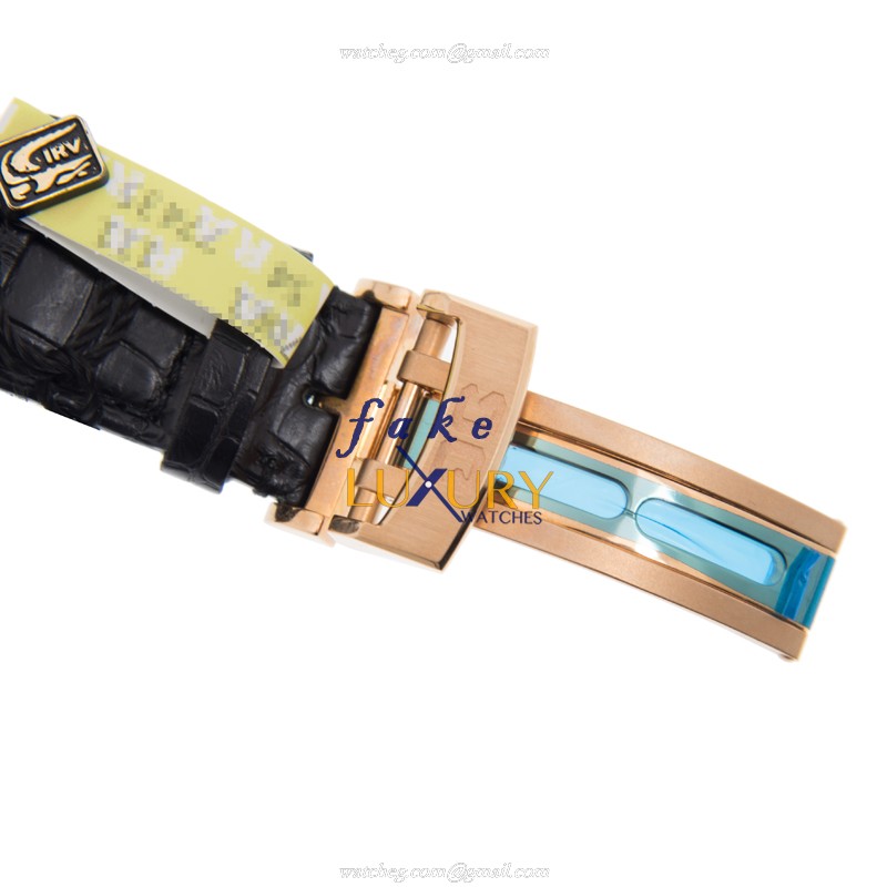 Glashutte 1-61-03-25-15-04 PANO Manual Wind 18kt Rose Gold White Dial Alligator Strap Replica Watch - Image 4