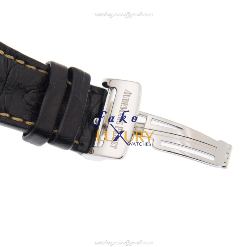 Audemars Piguet Royal Oak Replica Watch 26282SK.ZZ.D101CR.01, Automatic, Black Dial, Steel & - Image 4
