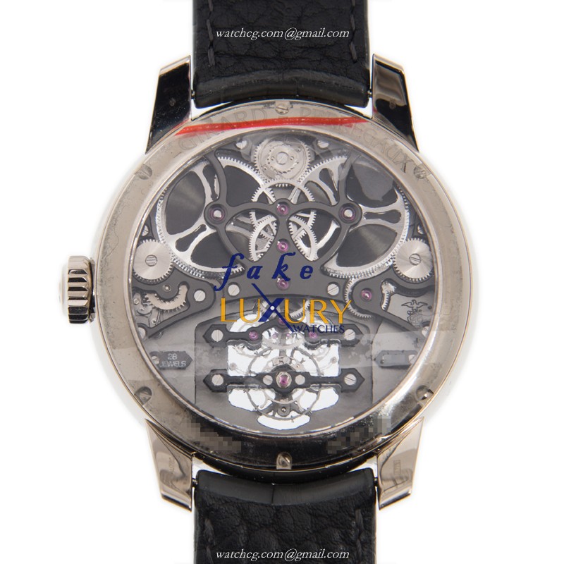 93500-53-131-BA6E - Girard Perregaux Bridges Replica Watch - Manual Wind - Gray Dial - 18kt White - Image 3
