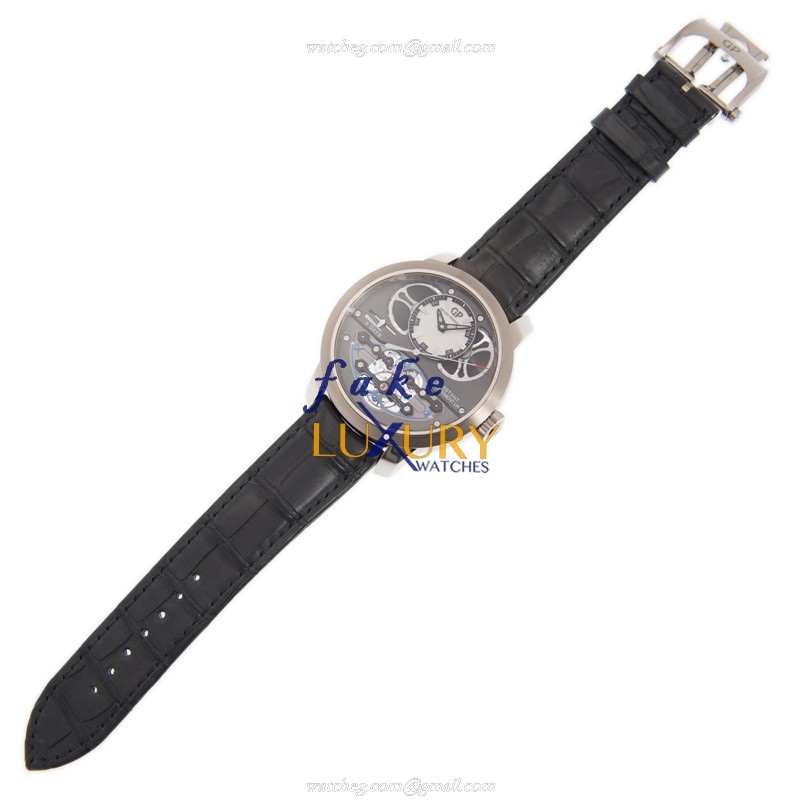 93500-53-131-BA6E - Girard Perregaux Bridges Replica Watch - Manual Wind - Gray Dial - 18kt White - Image 2
