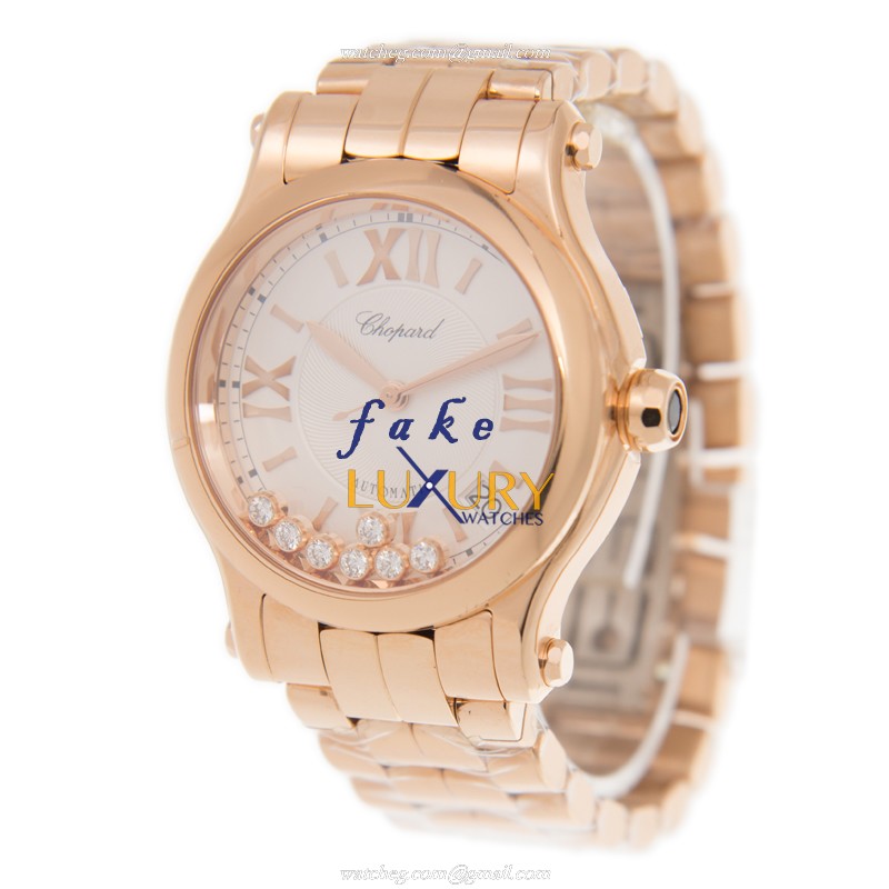 Chopard 274808-5002 HAPPY SPORT AUTO 18kt Rose Gold Replica Watch | 0.5KG Net, 3KG Gross - Image 3