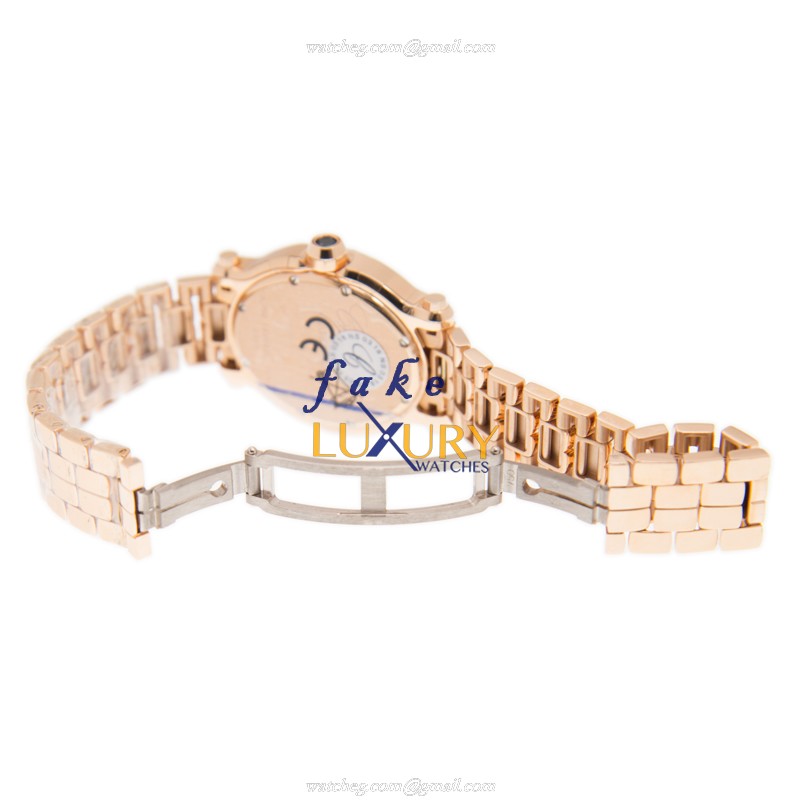 Chopard 275350-5007 Happy Sport Quartz 18kt Rose Gold Replica Watch - Luxury Swiss Clone - Image 5
