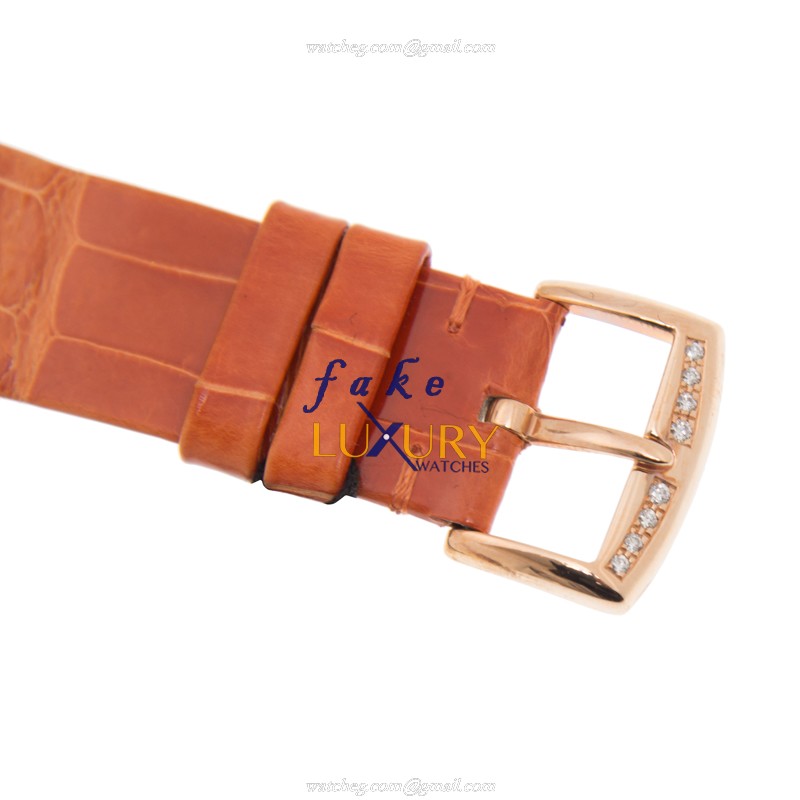 Franck Muller 8038 QZ COL DRM R D 5N Replica Watch White Dial Rose Gold Diamonds Quartz - Image 4