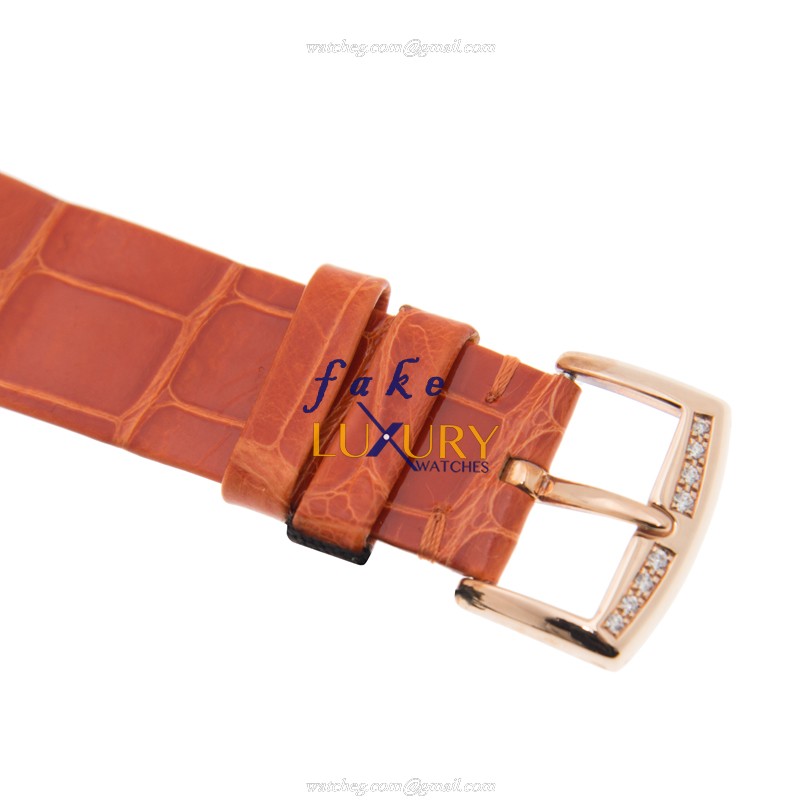 Franck Muller 8035 QZ COL DRM R D 5N - Replica Watch - Quartz - 18kt Rose Gold & Diamonds - White - Image 4
