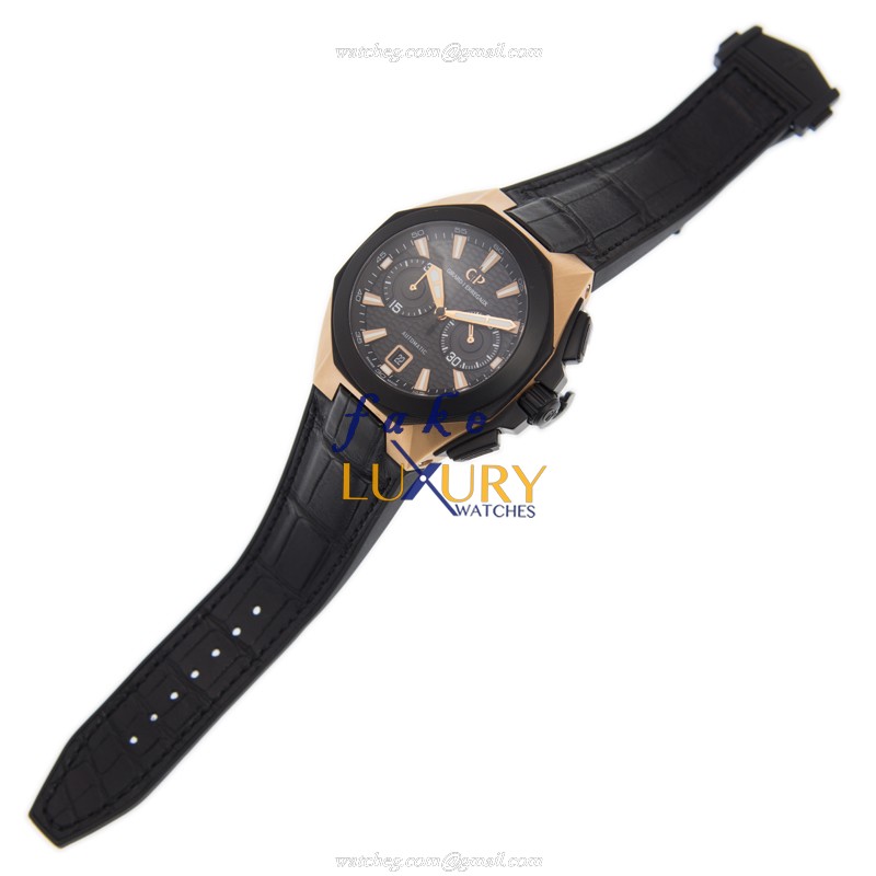Girard Perregaux 49970-34-633-BB6B Replica Watch, Automatic Movement, Black Dial, Rose Gold & - Image 2
