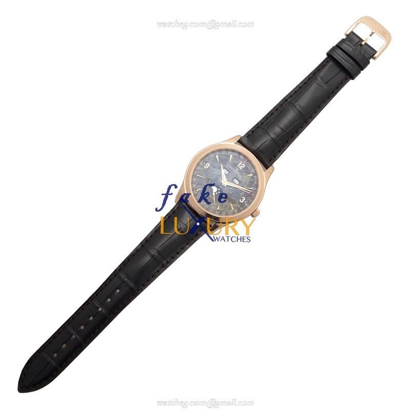 Jaeger-Lecoultre Master Ultra Thin Q1552540 Automatic 18kt Rose Gold Brown Dial Replica Watch - Image 2