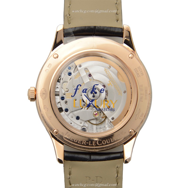 Jaeger-Lecoultre Master Ultra Thin Q1552540 Automatic 18kt Rose Gold Brown Dial Replica Watch - Image 3