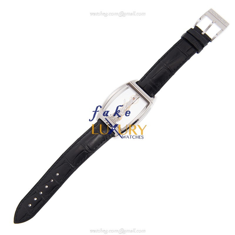 Corum 113.160.59-0001 0000 BRIDGE Replica Watch With Manual Wind Movement, Transparent Dial, 18kt - Image 2