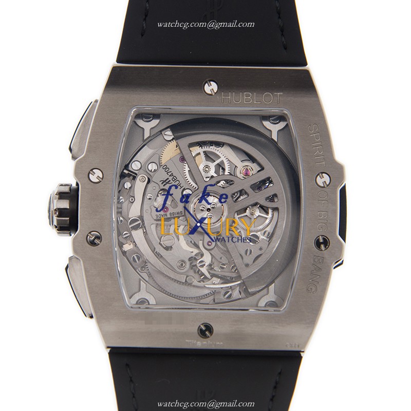 Hublot 641.NX.0173.LR - Automatic PVD Titanium Case - Replica Watch - 48x42mm Silver Dial - Leather - Image 3