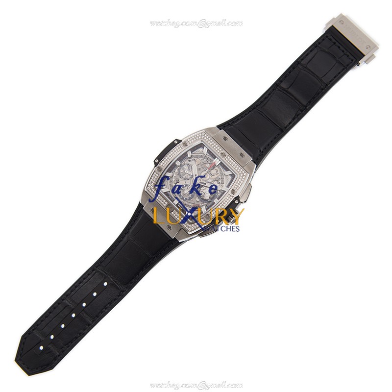 Hublot 641.NX.0173.LR.1104 SPIRIT OF BIG BANG Automatic Replica Watch, Silver Dial, Leather Strap - Image 2