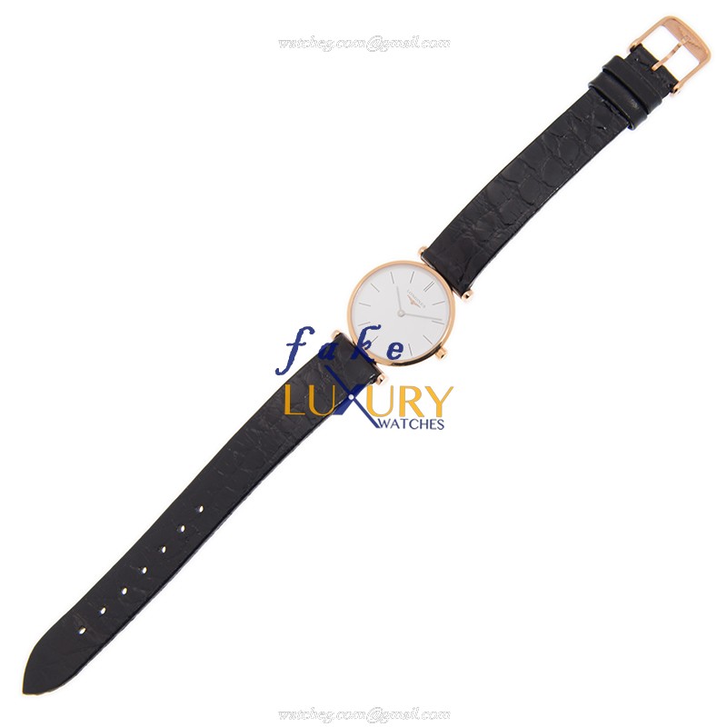 Longines LA GRANDE L4.209.1.92.2 Replica Watch Quartz Movement White Dial 18kt Rose Gold Steel - Image 2