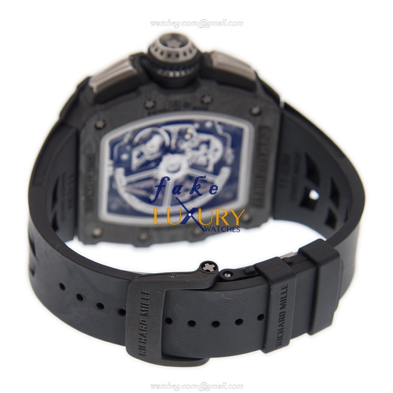 Richard Mille RM11-03 CA Replica Watch With Automatic Movement, Titanium Case, Silver Dial - Image 5