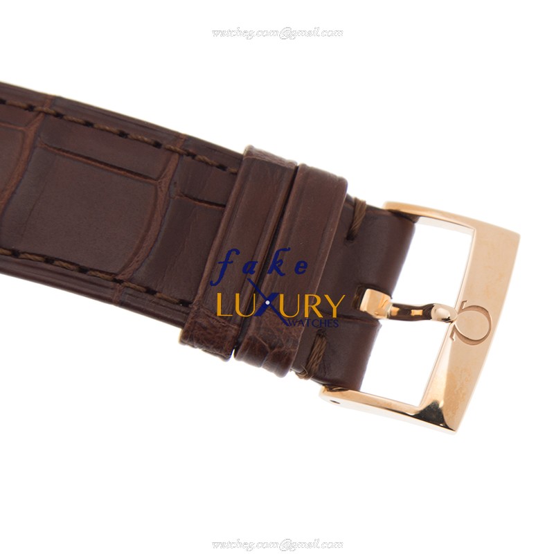 Omega 424.53.40.20.02.001 DE VILLE Automatic 18kt Rose Gold Replica Watch - Swiss Movement - Image 4