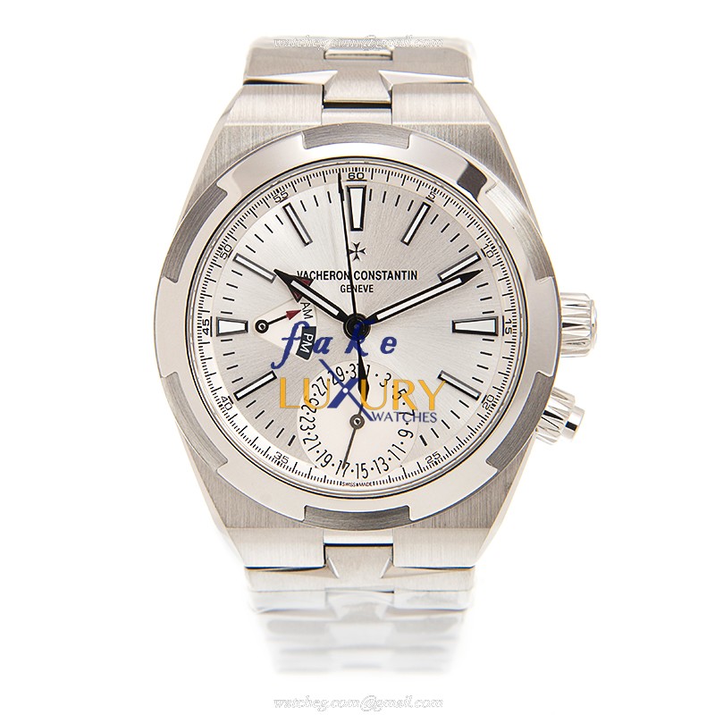 Vacheron Constantin Overseas 7900V/110A-B333 Replica Watch, Automatic, Silver Dial, Steel Bracelet - Image 2