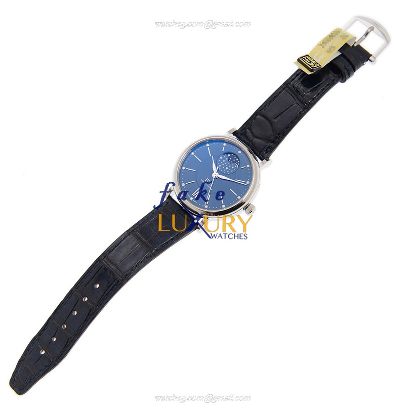 IWC IW459006 Portofino Replica Watch, Automatic, Blue Dial, Steel Case, Alligator Strap - Image 2