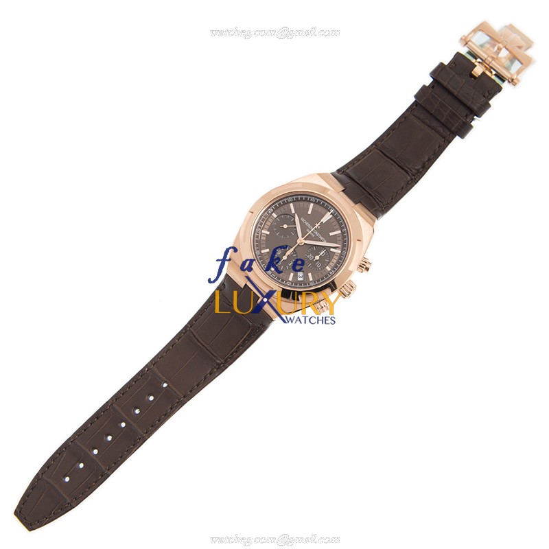 Vacheron Constantin 5500V/000R-B435 Overseas Automatic 18kt Rose Gold Brown Dial Replica Watch - Image 2
