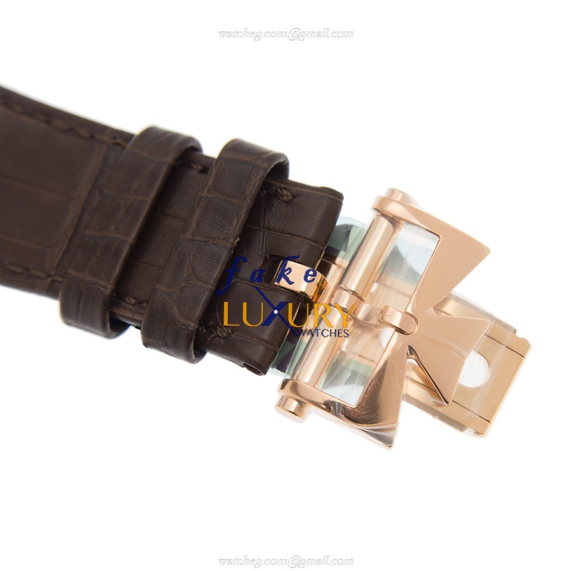 Vacheron Constantin 5500V/000R-B435 Overseas Automatic 18kt Rose Gold Brown Dial Replica Watch - Image 4