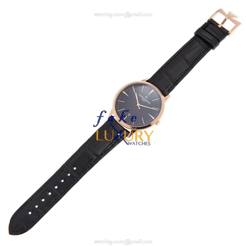 Vacheron Constantin 85180/000R-9232 Patrimony Traditionelle Replica Watch, Automatic, Black Dial - Image 2