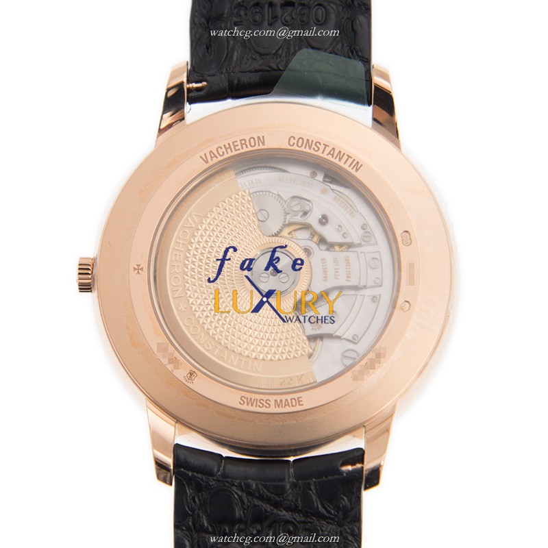 Vacheron Constantin 85180/000R-9232 Patrimony Traditionelle Replica Watch, Automatic, Black Dial - Image 3