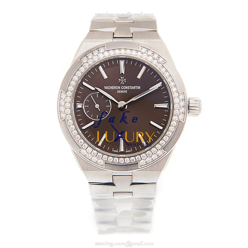 Vacheron Constantin 2305V/100A-B171 Replica Watch, Automatic, Brown Dial, Silver Steel Bracelet - Image 2