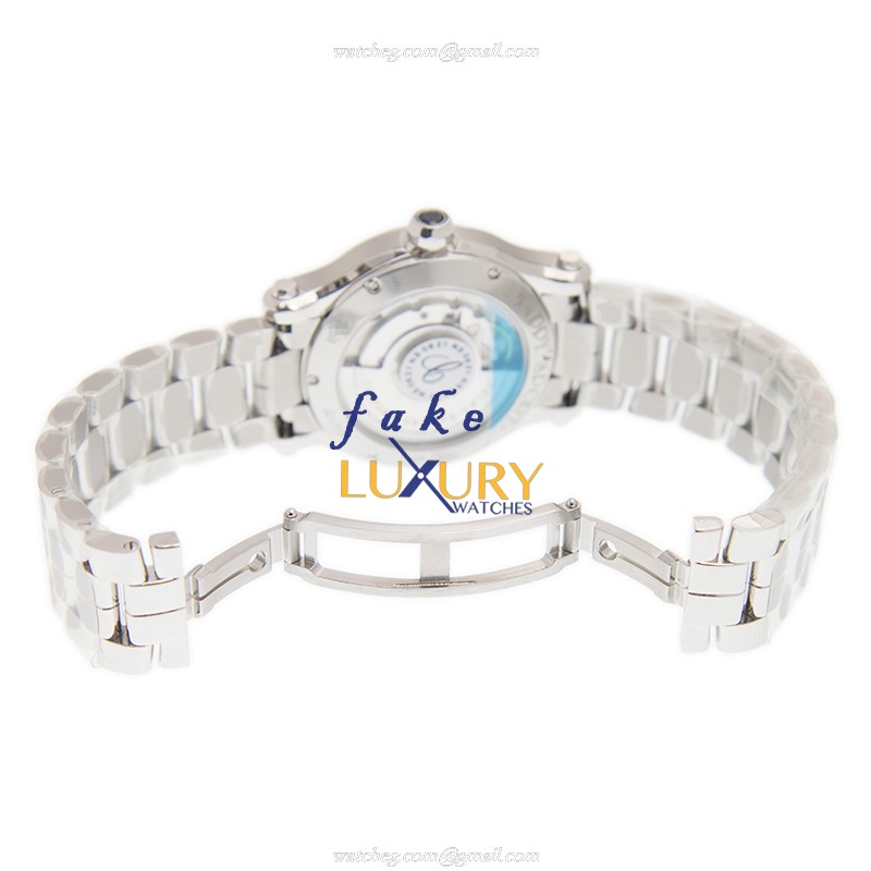 Chopard 278559-3004 Happy Sport Automatic Stainless Steel & Diamond Replica Watch, Swiss Movement - Image 5