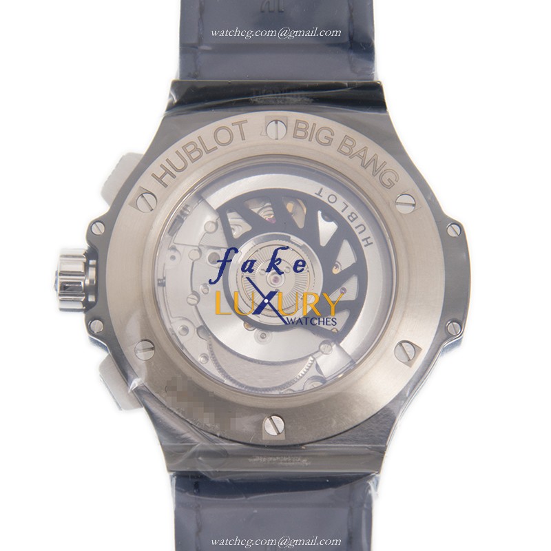 Hublot 341.CM.7170.LR.1204 - Big Bang Automatic Ceramic & Diamonds - Blue Alligator Strap - Replica - Image 3