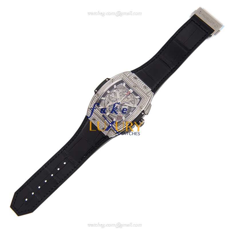 -641.NX.0173.LR.1704 - Hublot BIG BANG Automatic Titanium Replica Watch - Silver Dial - Image 2