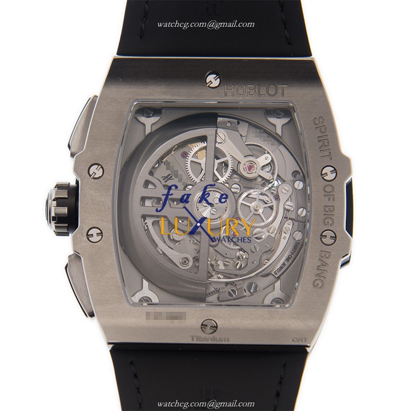 -641.NX.0173.LR.1704 - Hublot BIG BANG Automatic Titanium Replica Watch - Silver Dial - Image 3
