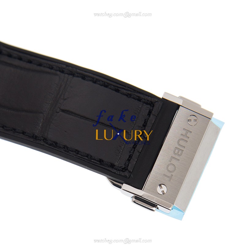 -641.NX.0173.LR.1704 - Hublot BIG BANG Automatic Titanium Replica Watch - Silver Dial - Image 4