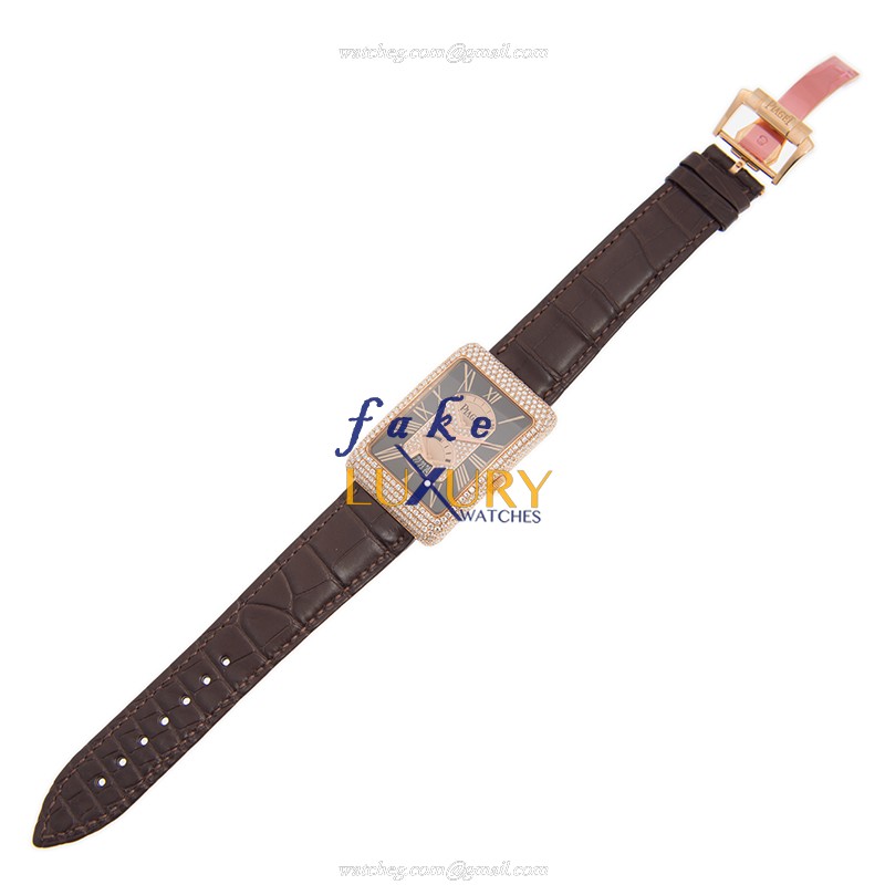 Piaget G0A29116 Replica Watch, Automatic Movement, 18kt Rose Gold Case with Diamonds, Black Dial - Image 2
