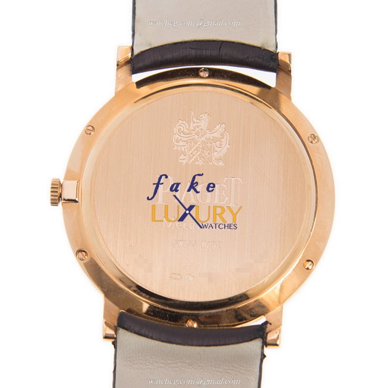 G0A31602 - Piaget Tradition Replica Watch - Automatic - 18kt Rose Gold & Diamonds - Gold Dial - Image 3