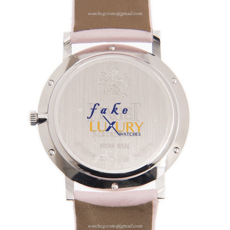 Piaget G0A31106 Altiplano Replica Watch - 34mm Manual Wind - 18kt White Gold Diamond - Pink Silk - Image 3