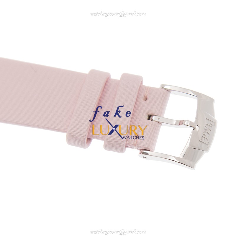 Piaget G0A31106 Altiplano Replica Watch - 34mm Manual Wind - 18kt White Gold Diamond - Pink Silk - Image 4