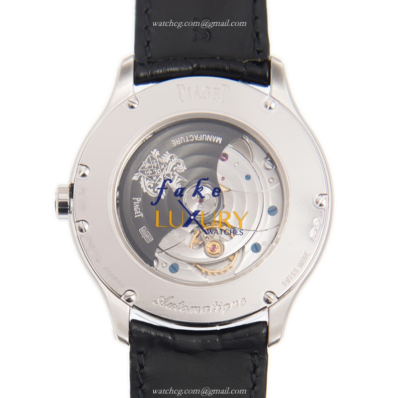 G0A38110 - Piaget Black Tie Replica Watch Automatic 18kt White Gold Silver Dial - Image 3