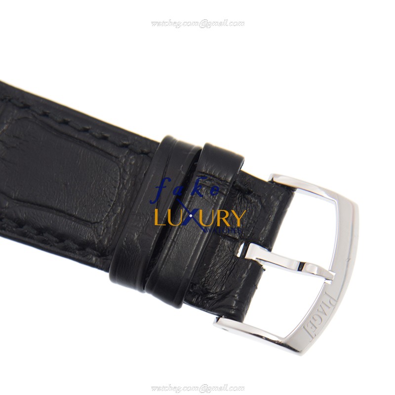 G0A38110 - Piaget Black Tie Replica Watch Automatic 18kt White Gold Silver Dial - Image 4