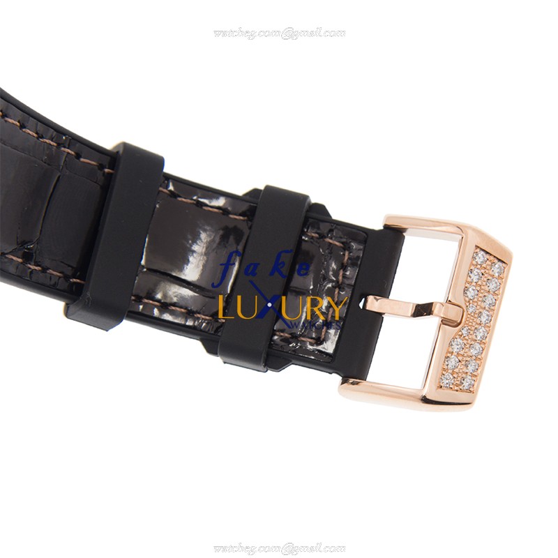 Franck Muller V 45 SC DT D DRGCD 5N.NR Replica Watch, Automatic, 18kt Rose Gold & Diamonds Case - Image 4