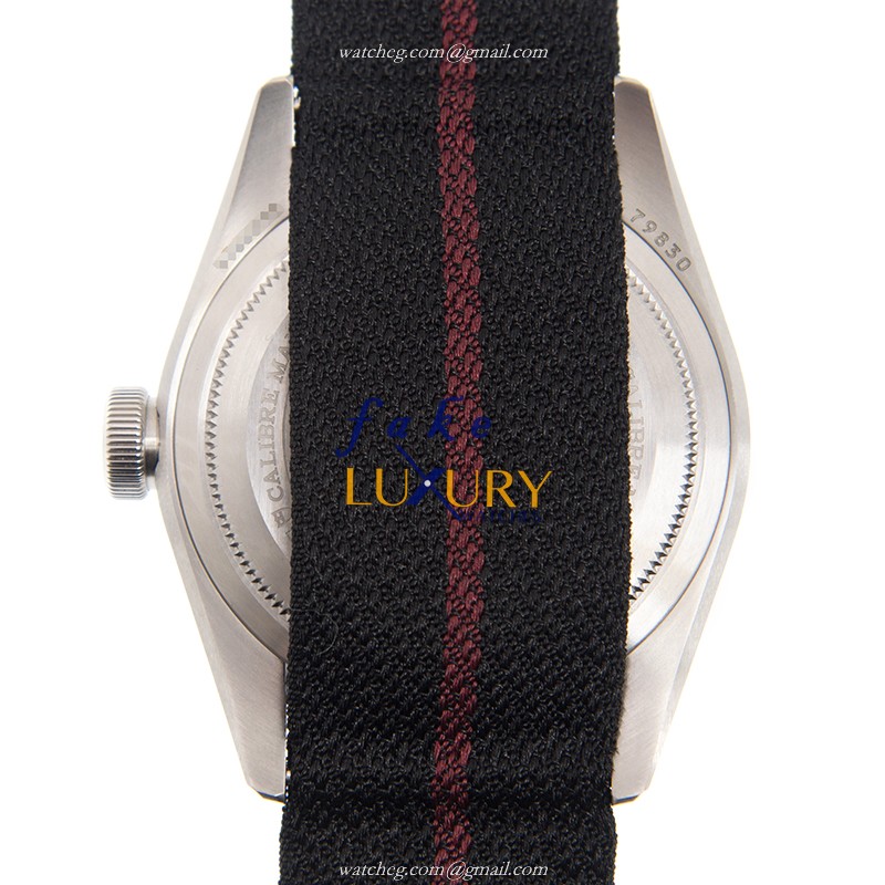Tudor 79830RB-CS Automatic Stainless Steel Replica Watch, 41mm Black Dial Canvas Strap, 70H Power - Image 3