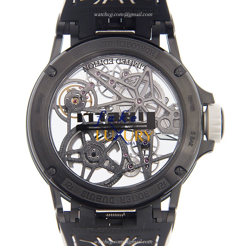 Roger Dubuis RDDBEX0705 Excalibur Automatic PVD Titanium Replica Watch - Image 4