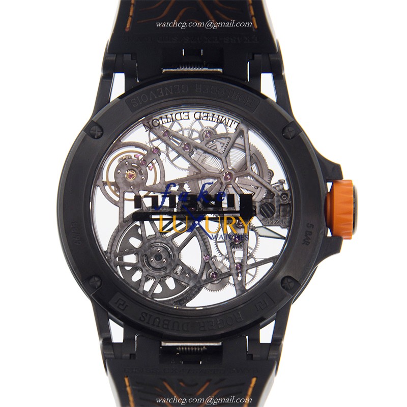 Roger Dubuis Excalibur RDDBEX0704 Automatic Titanium Black Dial Replica Watch - Image 2