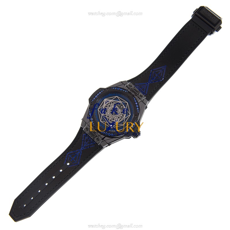 Hublot 465.CS.1119.VR.1201.MXM18 Replica Watch, Automatic Movement, Black Dial, Ceramic Case - Image 2